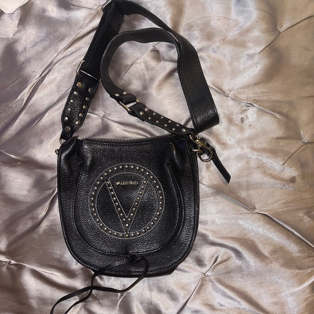 Mario Valentino rock stud cross body bag